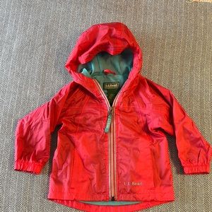 LL Bean rain jacket